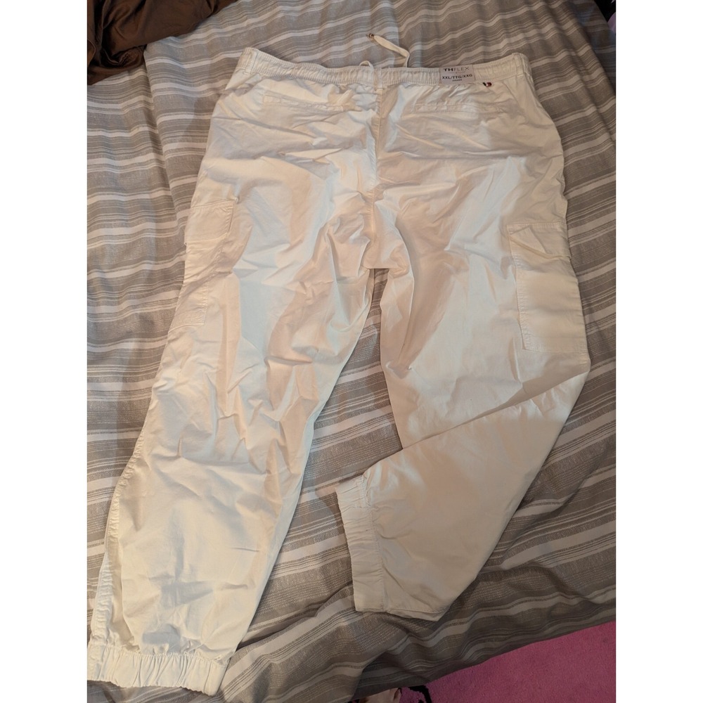 Tommy Hilfiger THFlex womens XXL white‎ stretch jogger pants NWT - Picture 8 of 10